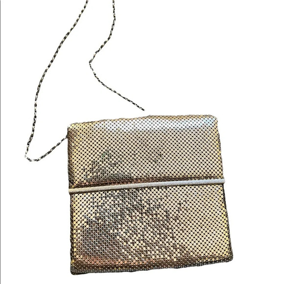 Vintage 70s Whiting & Davis Metal Mesh Purse - Picture 1 of 6
